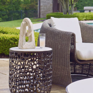 Continuum Stone Indoor-Outdoor Sculpture - modern accessories for a personalized living space | Image 1 | InSTYLE Home & Rugs