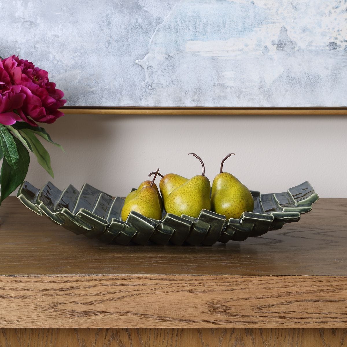 Harbor Ridge Bowl - elegant decorative bowl for a unique centerpiece in any room | Image 1 | InSTYLE Home & Rugs