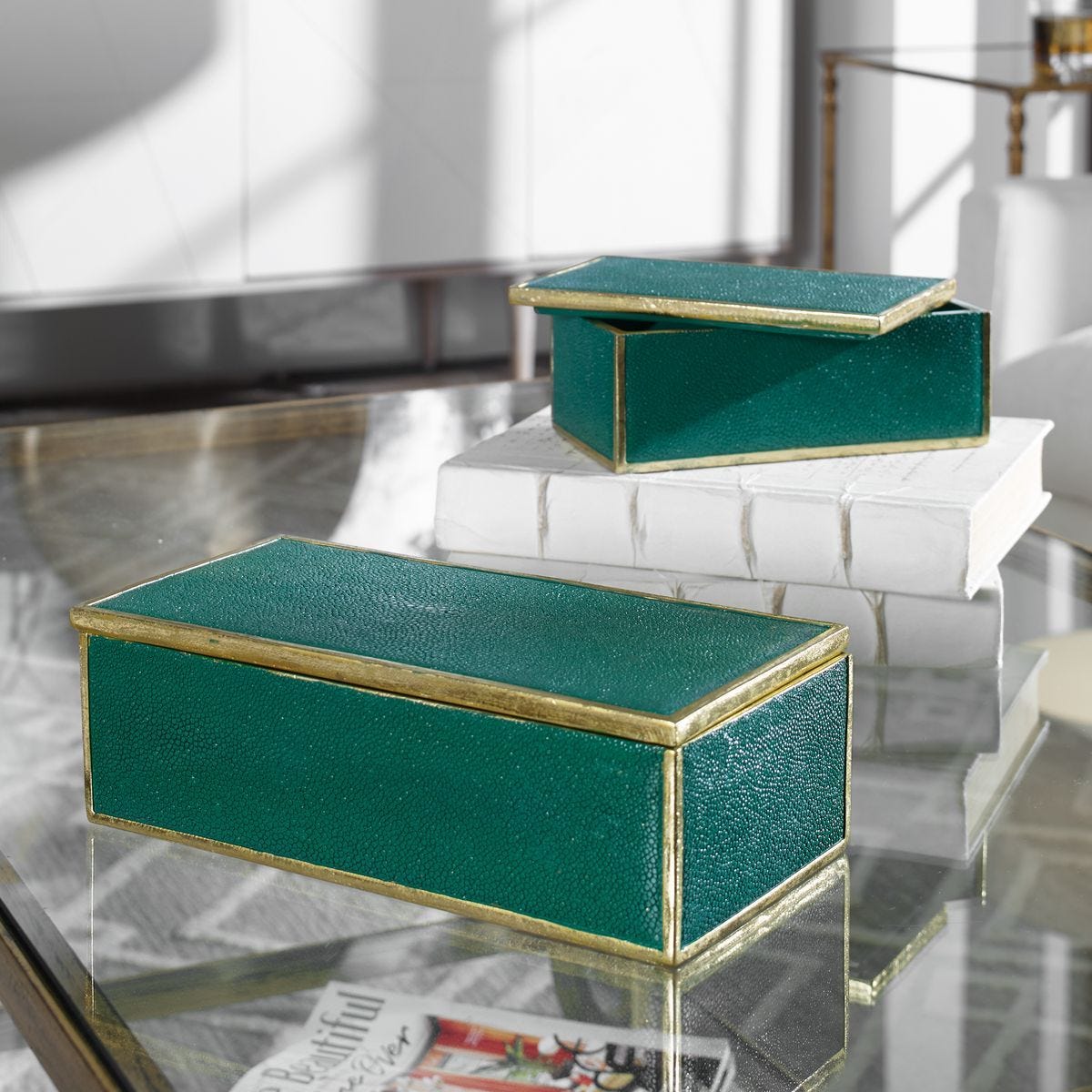 Karis Boxes, S/2 - decor accents and accessories for every room | Image 1 | InSTYLE Home & Rugs