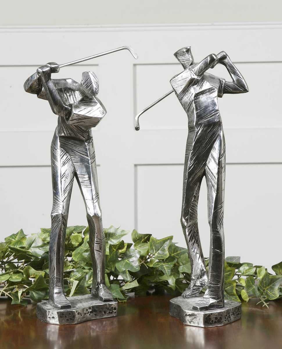 Practice Shot Figurines, S/2 - modern accessories for a personalized living space | Image 1 | InSTYLE Home & Rugs