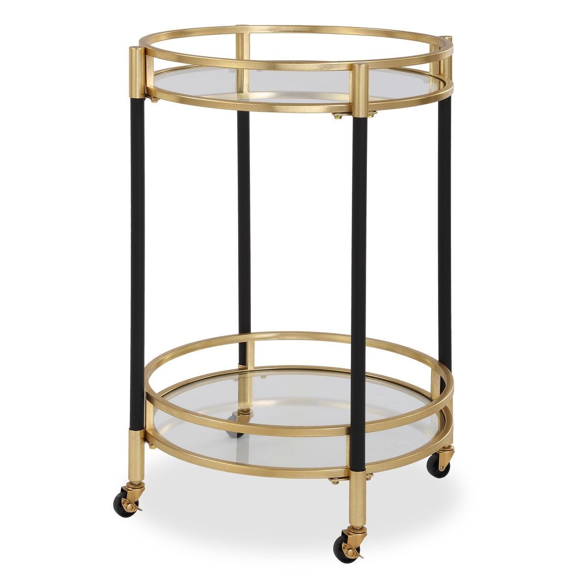 Dolly Bar Cart - elegant bar cart for hosting stylish cocktail parties | Image 1 | InSTYLE Home & Rugs