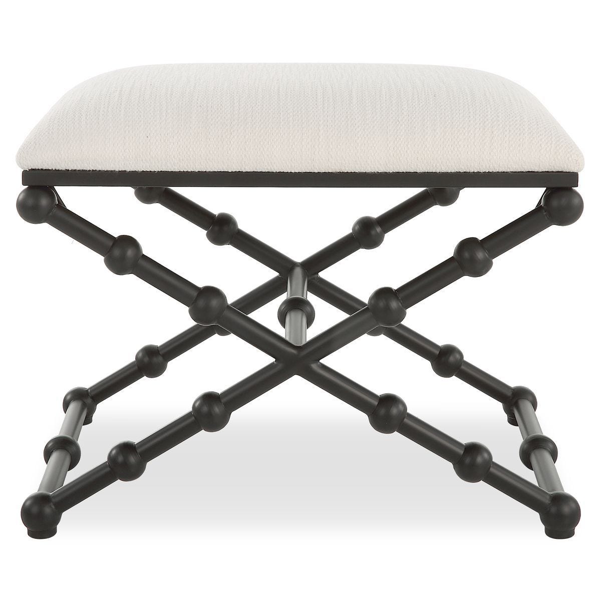 Iron Drops Small Bench - stylish bench for any space | Image 1 | InSTYLE Home & Rugs