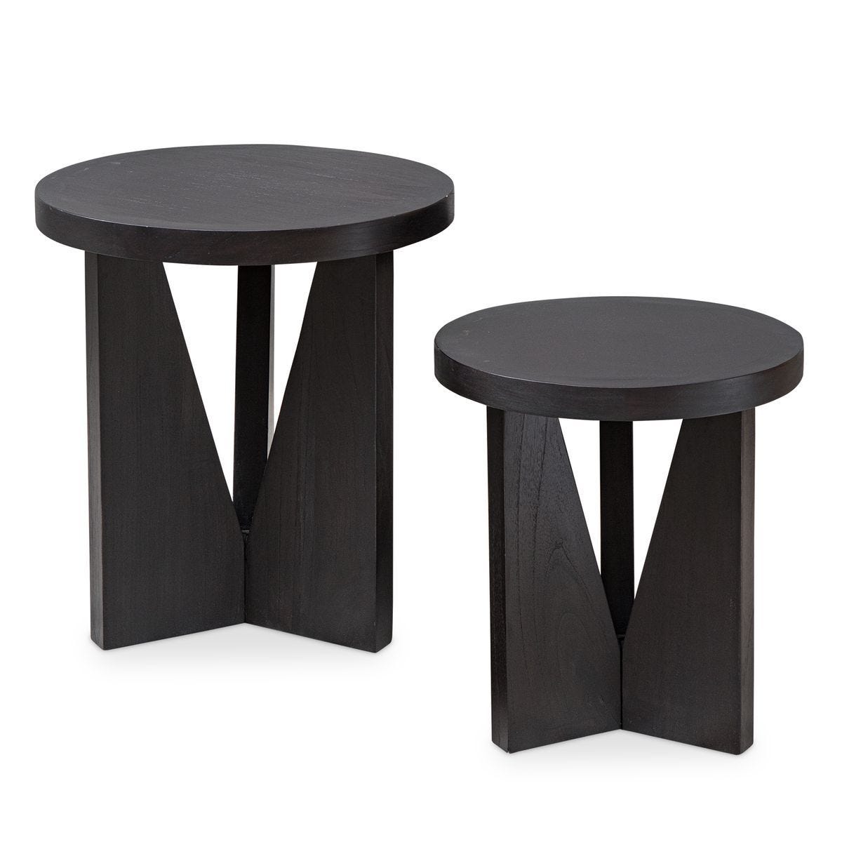 Nadette Nesting Tables, Espresso, S/2 - functional design with style | Image 1 | InSTYLE Home & Rugs