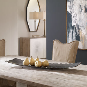 Camilla Tray, Nickel - modern accessories for a personalized living space | Image 1 | InSTYLE Home & Rugs