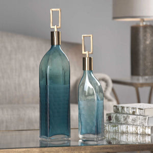 Annabella Bottles, S/2 - decor accents and accessories for every room | Image 1 | InSTYLE Home & Rugs