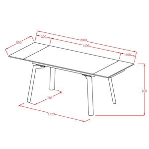 Bellaro Dining Table with Extension - perfect for family meals | Image 8 | InSTYLE Home & Rugs