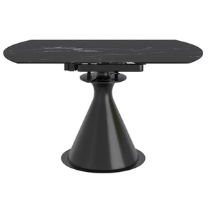 Calisto Round Dining Table with Extension, 51" - elegant tables for dining rooms | Image 6 | InSTYLE Home & Rugs