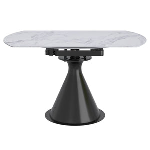 Calisto Round Dining Table with Extension, 51" - elegant tables for dining rooms | Image 13 | InSTYLE Home & Rugs