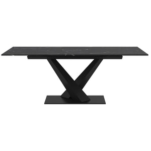 Julius Dining Table with Extension, 63"-79" - perfect for family meals | Image 6 | InSTYLE Home & Rugs