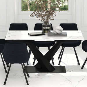 Julius Dining Table with Extension, 63"-79" - perfect for family meals | Image 10 | InSTYLE Home & Rugs