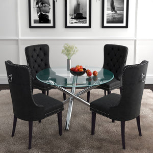 Solara Ii Round Dining Table, 40" - perfect for family meals | Image 4 | InSTYLE Home & Rugs