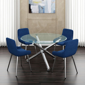 Solara II Round Dining Table - perfect for family meals | Image 6 | InSTYLE Home & Rugs