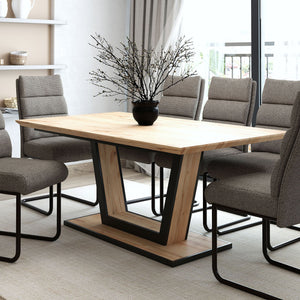Forna Dining Table with Extension, 63"-87" - elegant tables for dining rooms | Image 2 | InSTYLE Home & Rugs