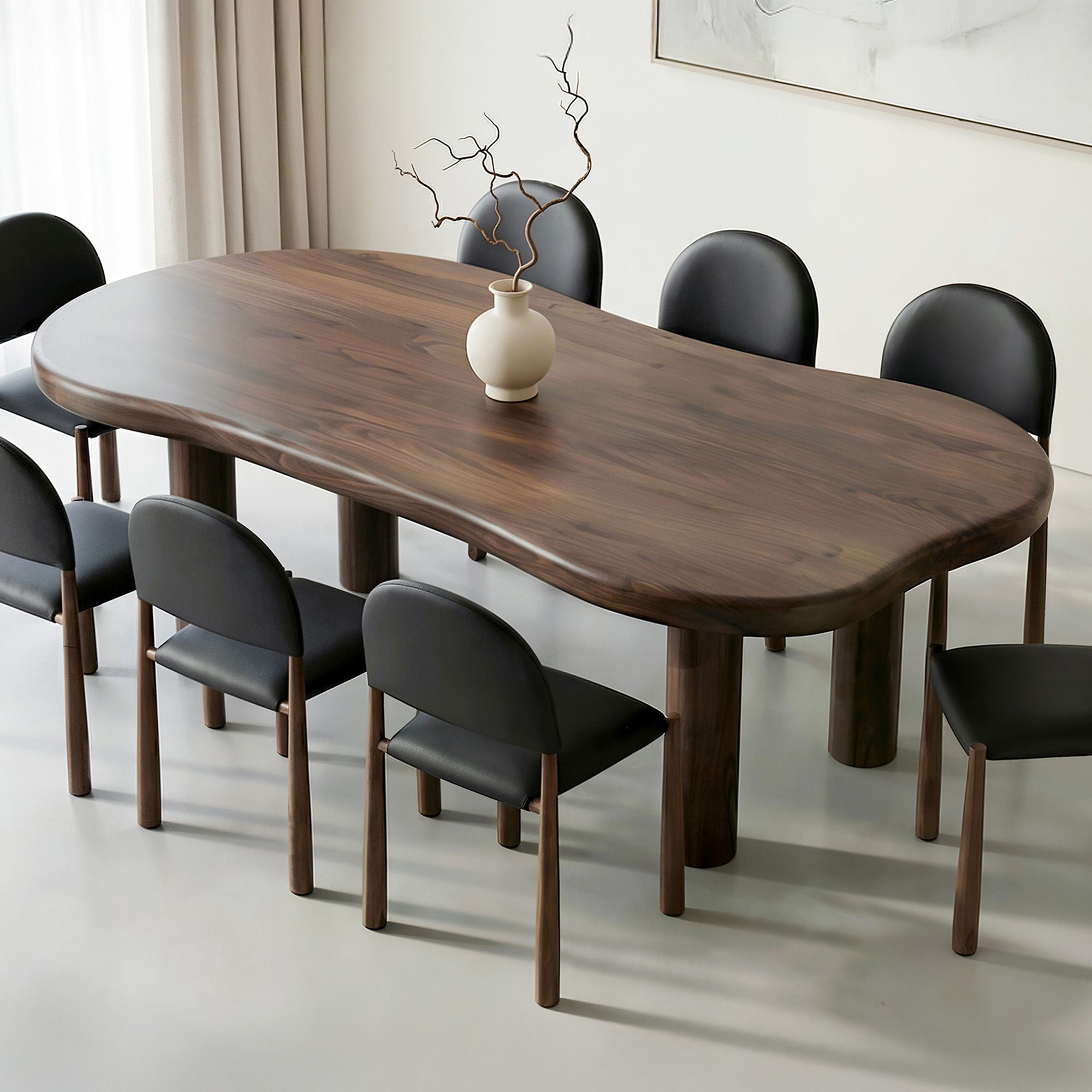 Zaloa Organic Dining Table, 78" - elegant tables for dining rooms | Image 2 | InSTYLE Home & Rugs