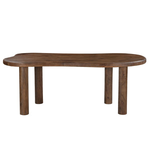 Zaloa Organic Dining Table, 78" - elegant tables for dining rooms | Image 3 | InSTYLE Home & Rugs