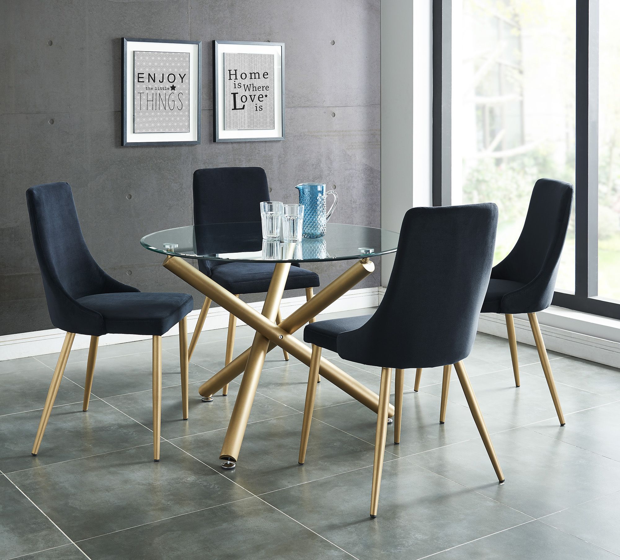 Carmilla Round Dining Table, 40" - elegant tables for dining rooms | Image 2 | InSTYLE Home & Rugs