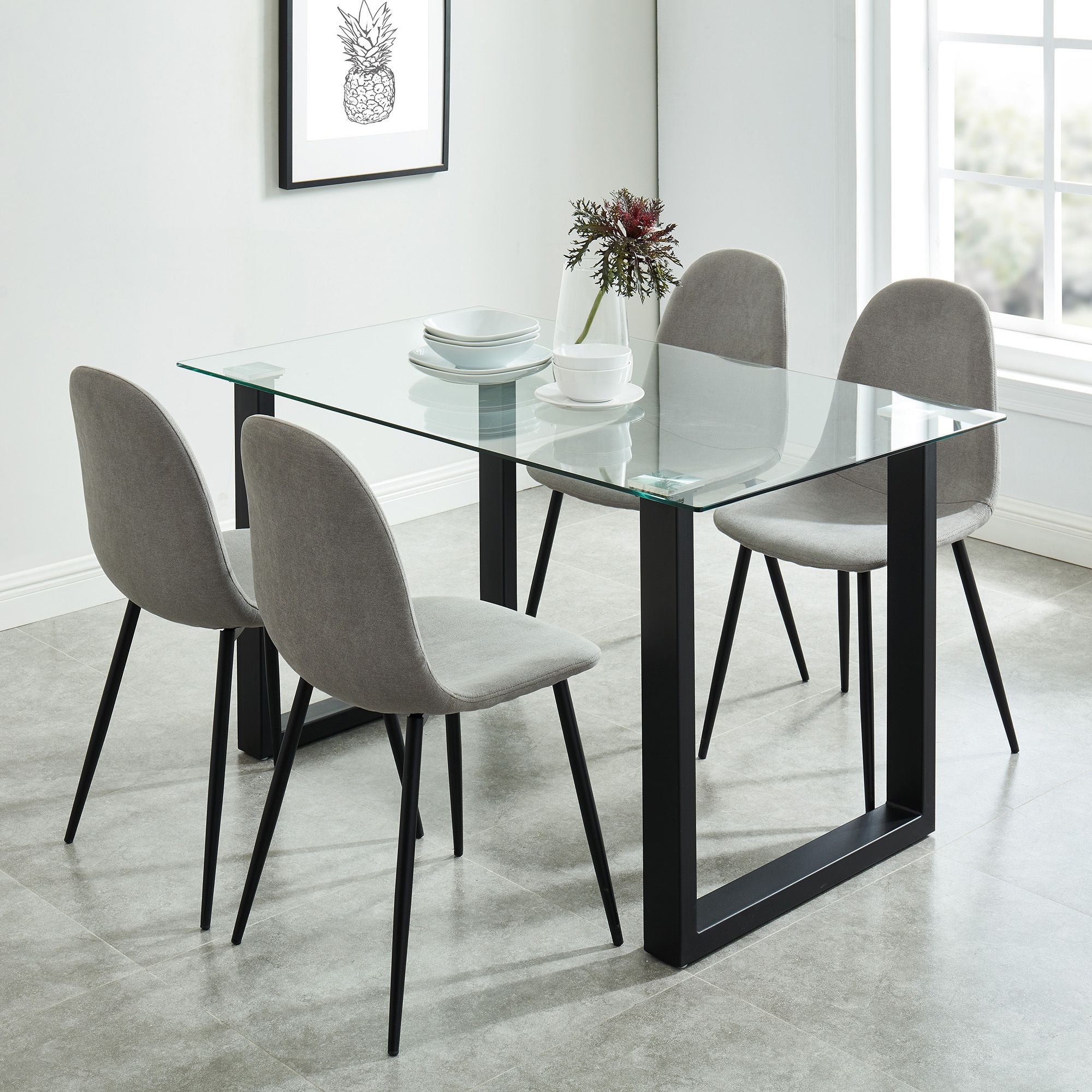Franco Rectangular Dining Table, 55" - perfect for family meals | Image 2 | InSTYLE Home & Rugs