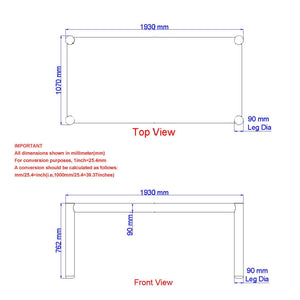 Advik Rectangular Dining Table, 79" - perfect for family meals | Image 9 | InSTYLE Home & Rugs