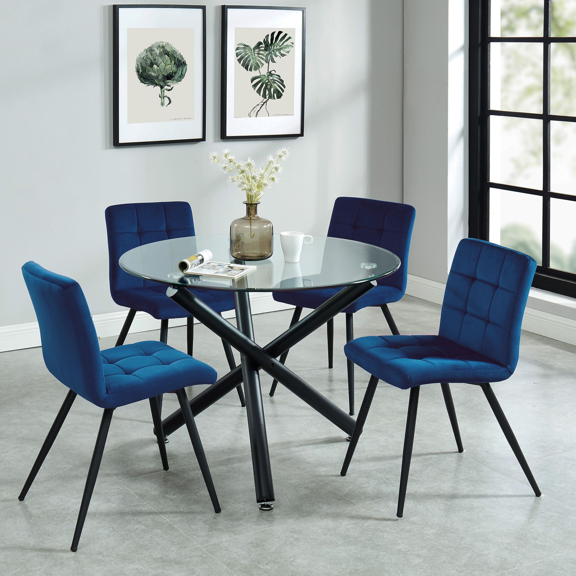 Suzette Round Dining Table - stylish dining tables for gatherings | Image 2 | InSTYLE Home & Rugs