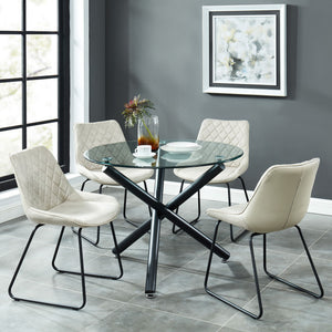 Suzette Round Dining Table, 40" - perfect for family meals | Image 4 | InSTYLE Home & Rugs