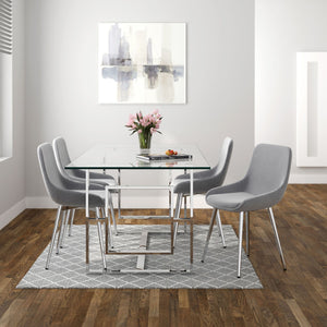 Eros Rectangular Dining Table, 71" - perfect for family meals | Image 10 | InSTYLE Home & Rugs