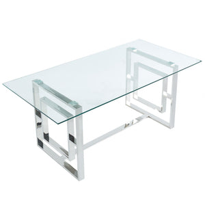 Eros Rectangular Dining Table, 71" - perfect for family meals | Image 13 | InSTYLE Home & Rugs