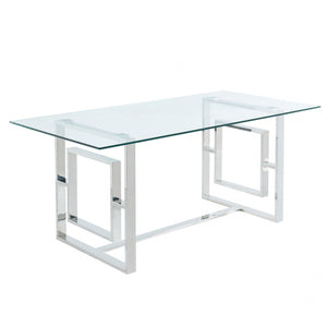 Eros Rectangular Dining Table, 71" - perfect for family meals | Image 2 | InSTYLE Home & Rugs