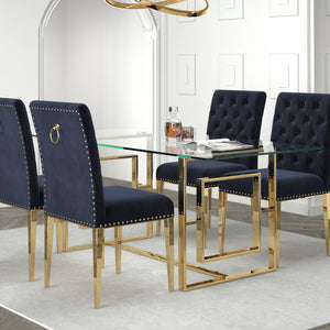 Eros Rectangular Dining Table, 71" - elegant tables for dining rooms | Image 3 | InSTYLE Home & Rugs