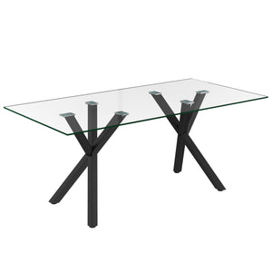 Stark Rectangular Dining Table, 71" - perfect for family meals | Image 26 | InSTYLE Home & Rugs