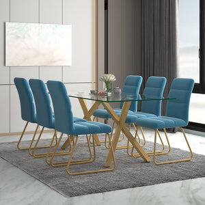Stark Rectangular Dining Table, 71" - elegant tables for dining rooms | Image 7 | InSTYLE Home & Rugs