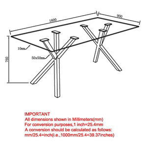 Stark Rectangular Dining Table, 71" - perfect for family meals | Image 24 | InSTYLE Home & Rugs