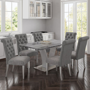 Napoli Rectangular Dining Table, 63" - elegant tables for dining rooms | Image 2 | InSTYLE Home & Rugs