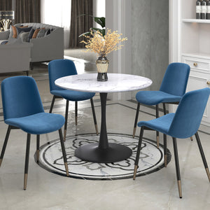 Zilo Round Pedestal Dining Table, 40" - stylish dining tables for gatherings | Image 15 | InSTYLE Home & Rugs