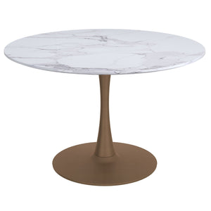 Zilo Round Pedestal Dining Table, 48" - elegant tables for dining rooms | Image 1 | InSTYLE Home & Rugs