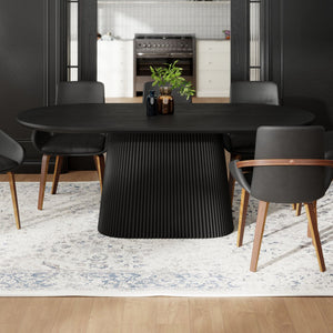 Tovas Oval Dining Table, 79" - perfect for family meals | Image 4 | InSTYLE Home & Rugs