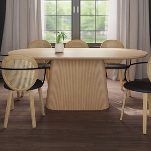 Tovas Oval Dining Table, 79" - perfect for family meals | Image 18 | InSTYLE Home & Rugs