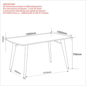 Leon Rectangular Dining Table - stylish dining tables for gatherings | Image 16 | InSTYLE Home & Rugs
