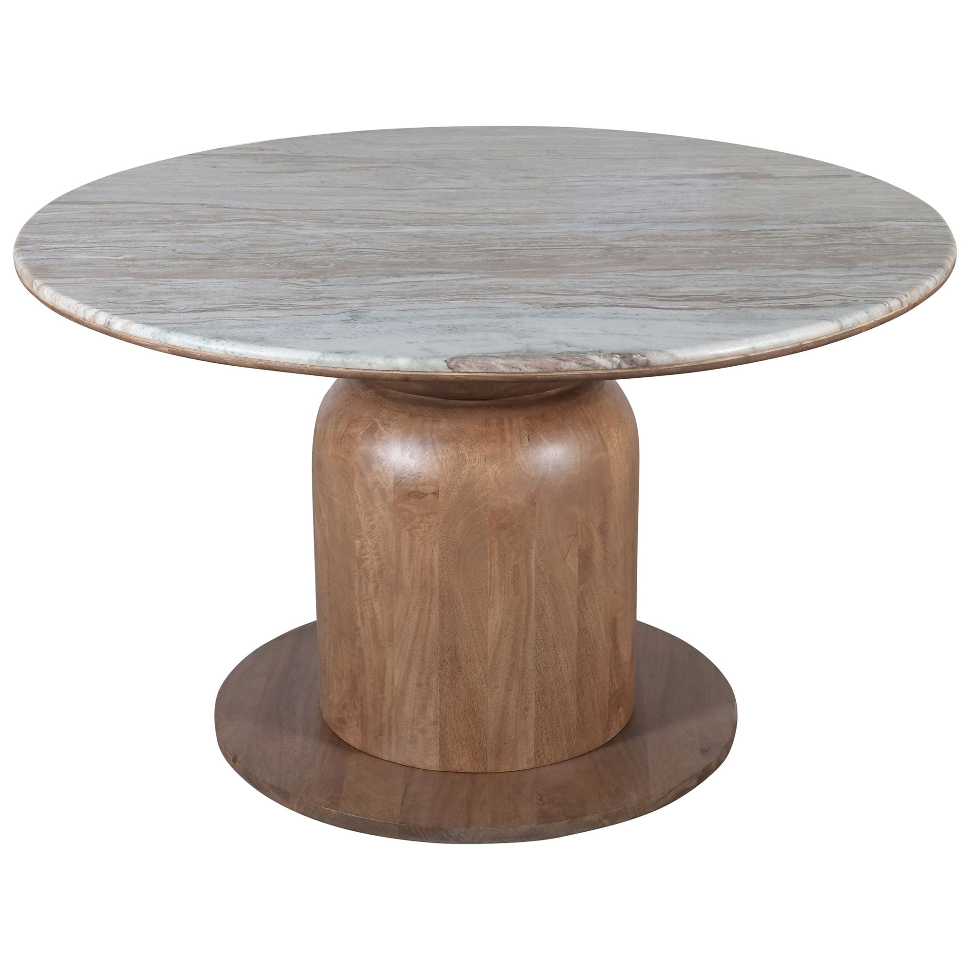 Martina Round Dining Table, 50" - stylish dining tables for gatherings | Image 1 | InSTYLE Home & Rugs