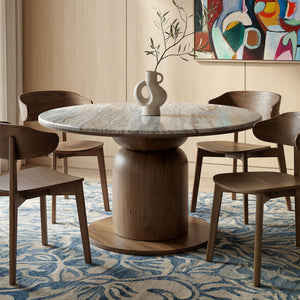 Martina Round Dining Table, 50" - stylish dining tables for gatherings | Image 2 | InSTYLE Home & Rugs