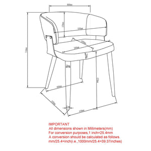 Sloane Dining Chair, set of 4 - stylish chairs for any table | Image 8 | InSTYLE Home & Rugs