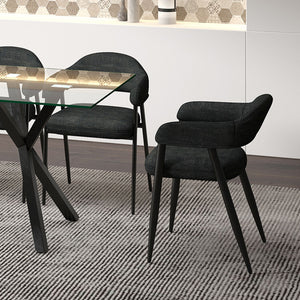 Archer Dining/Lounge Chair, Set of 2 - durable construction for long-lasting use | Image 2 | InSTYLE Home & Rugs