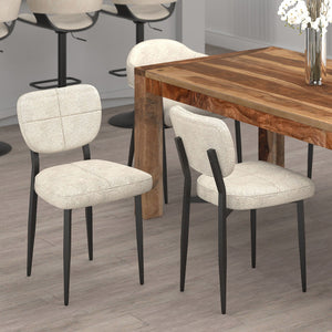 Zeke Dining Chair, set of 2, - durable construction for long-lasting use | Image 3 | InSTYLE Home & Rugs