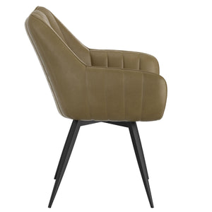 Talon Swivel Dining and Accent Chair, Set of 2 - durable construction for long-lasting use | Image 20 | InSTYLE Home & Rugs