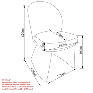Noelle Dining/Lounge Chair - comfortable seating for dining and office spaces | Image 9 | InSTYLE Home & Rugs