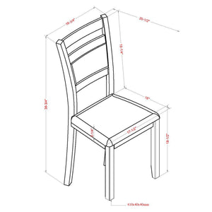 Conrad Dining/Lounge Chair, Set of 2 - variety of styles from classic to contemporary | Image 9 | InSTYLE Home & Rugs