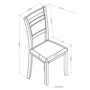 Conrad Dining/Lounge Chair, Set of 2 - variety of styles from classic to contemporary | Image 16 | InSTYLE Home & Rugs