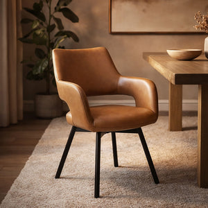Ryder Swivel Dining and Accent Chair, Set of 2 - durable construction for long-lasting use | Image 3 | InSTYLE Home & Rugs