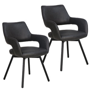 Ryder Swivel Dining and Accent Chair, Set of 2 - durable construction for long-lasting use | Image 15 | InSTYLE Home & Rugs