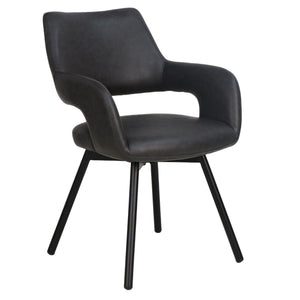 Ryder Swivel Dining and Accent Chair, Set of 2 - durable construction for long-lasting use | Image 2 | InSTYLE Home & Rugs