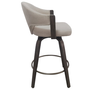 Freya 26" Counter Stool with Swivel, Set of 2 - sleek stools for kitchen bars | Image 12 | InSTYLE Home & Rugs